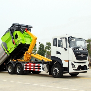 Dongfeng 6x4 20T נדנדה זרוע אשפה בשימוש מתגלגל את וו להרים פסולת פסולת אוסף משאית - Product Image 4