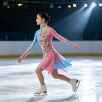 Costume de patinage artistique blanc à plumes, manches longues en maille, dos profondement ouvert, jupe ornée de strass pour adultes et enfants, pour concours et spectacles de danse sur glace