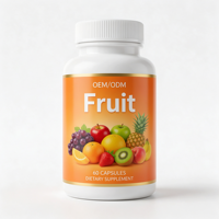 Complément Alimentaire Entier de Fruits et Légumes à Marque Blanche OEM avec 90 Capsules de Fruits et Légumes Vente Directe Usine
