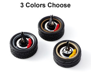 Difusor de Aire Portátil para Auto de Aleación de Aluminio, Evaporación Natural, Rotación de 360°, Aroma Duradero, Eliminación de Olores, Limón y Lavanda - Product Image 1