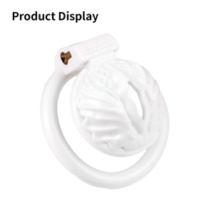 Jaula de Castidad Masculina FRRK Sissy Pink Pussy Cock Cage, Dispositivo de Castidad con Anillos para Pene, Juguete Sexual BDSM para Esclavos, 18+, Gay, Femboy - Product Image 5