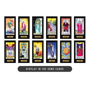Apoye el diseño de su propia impresión auténtica de cartas de <span class=keywords><strong>Tarot</strong></span> impermeables al por mayor de papel de efecto láser 78 hojas de cartas de <span class=keywords><strong>Tarot</strong></span> 176G - Product Image 6
