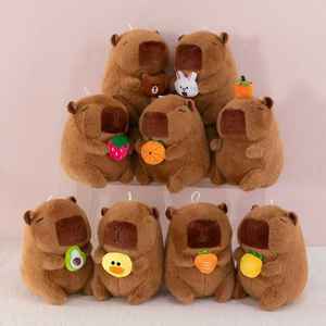 Peluche de Capibara con Gorro de Berenjena - Adorable Peluche de Capibara con <span class=keywords><strong>Disfraz</strong></span> de Berenjena para Jugar y Decorar el Dormitorio - Product Image 3