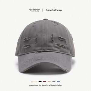 Casquette de baseball unisexe à visière incurvée, 6 panneaux, 100% coton, souple, effet vieilli, polyvalente, unique, vintage, fine et classique - Product Image 2