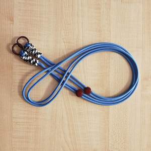 Longe bandoulière à Double tête réglable explosive Logo personnalisé 100cm de longueur noeud tissé à la main <span class=keywords><strong>collier</strong></span> de téléphone portable de mode - Product Image 4