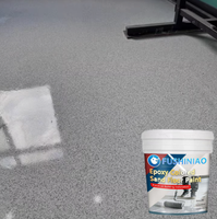 Peinture époxy auto-nivelante effet marbre de haute qualité pour sols intérieurs, application au pinceau, sable coloré, vente en gros usine