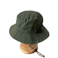 Chapeaux Bob Imperméables en Gros, Personnalisables avec Logo, en Polyester, avec Cordon de Serrage, Bouton Pression, Pochette, Unisexe, Pliable, Olive