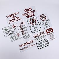 Plaque métallique d'avertissement personnalisée en aluminium, panneau de signalisation routière, plaque métallique réfléchissante, avertissement de sécurité, interdiction d'entrer