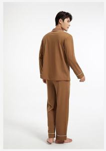 Pigiama da Uomo in Cotone Misto, Maniche Lunghe e Pantaloni, Comodo Set per Casa, Taglie Grandi, Prodotto in Cina - Product Image 6
