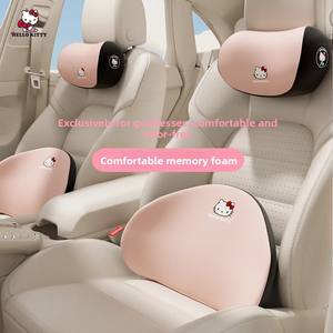 Cuscino per il collo con poggiatesta per auto Hello Kitty con Memory Foam di raffreddamento e ventilazione Design carino cuscino universale per seggiolino auto - Product Image 2
