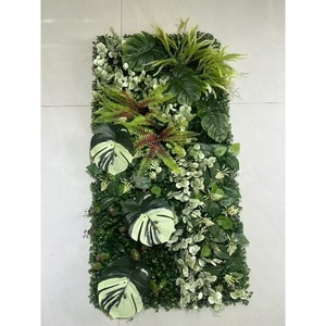 Panneau mural en gazon artificiel résistant aux UV, tapis en plastique vert pour jardin vertical, <span class=keywords><strong>décoration</strong></span> de <span class=keywords><strong>balcon</strong></span>, clôture, utilisation en extérieur - Product Image 2