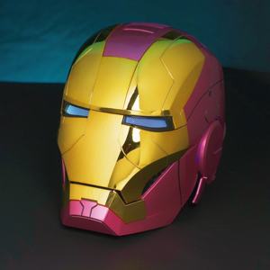 <span class=keywords><strong>Masque</strong></span> <span class=keywords><strong>Iron</strong></span> <span class=keywords><strong>Man</strong></span> MK5 en or rose Jarvis, contrôle vocal électrique, portable, nouveau modèle 2026 - Product Image 2