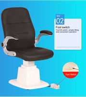 Chaise d'optométrie professionnelle réglable et combinée pour optométriciens