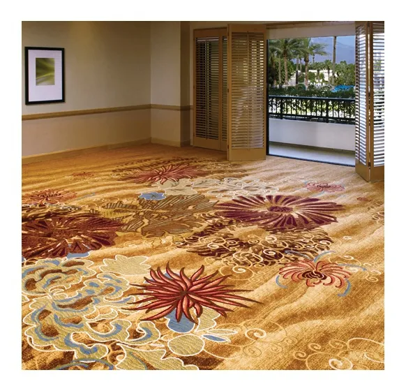Polyester Printed Wall To Wall Carpet For Hotel Banquet Hall And Hallway carpet