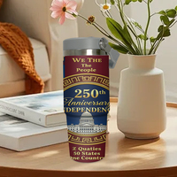 Célébration du 250e anniversaire – Entrepôt USA – Dropshipping – Gobelet isotherme en acier inoxydable de 30 oz, vierge, à impression UV, écologique et durable