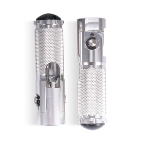 CNC Phổ Nhôm Xe Máy Gấp Phía Sau Chân Chỗ Để Chân Chốt Cho Quán Cà Phê Racer Chopper Bobber - Product Image 4