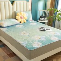 Surmatelas de couchage d'été en fibre de cellulose régénérée au latex naturel