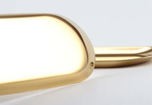 Serviette ovale en métal en acier inoxydable, plateau de rangement, pour aliments secs, thé, pain au chocolat, <span class=keywords><strong>café</strong></span>, bonbons, livraison gratuite - Product Image 5