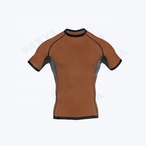 Vêtement de sport sans manches pour le Jiu-Jitsu, Rashguard unisexe pour la salle de sport, 220g polyester élasthanne UPF50 respirant, Rashguard BJJ - Product Image 5
