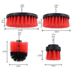 Cepillo de Limpieza para Detallado de Autos, Cepillo para Alfombras con Cabezal para Taladro, Juego de Cepillos Eléctricos para Detallado de Autos con Kit de Taladro - Product Image 4