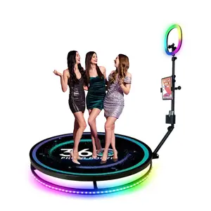 Intelligent Operation Glambot Photo Booth Instant Print 360 Video Photo Booth Ratotaing Automatic 360 Photobooth 360 Photo Booth