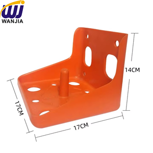 WANJIA Boîte à briques à sel pour bovins et ovins Support de bloc minéral en PE avec base antidérapante pour fermes d'élevage - Product Image 4