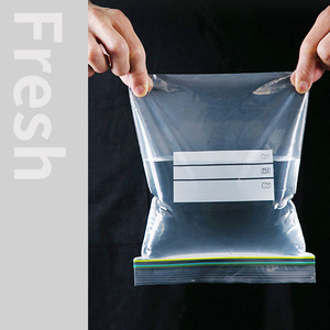 Bán Hot rõ ràng có thể ghi nhựa túi thực phẩm cho trái cây và rau Zip khóa nho túi trái cây đóng gói - Product Image 4