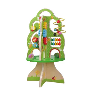 Jouets en bois Montessori colorés, pour enfants, arbre, activités