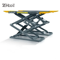 Elevador de tijera para coche de 220V eficiente/Solución de elevación de vehículos de elevación de puente