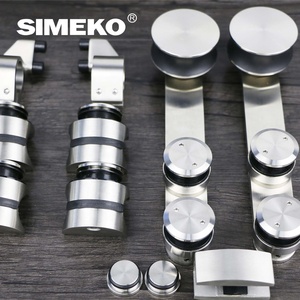 SIMEKO Vente en gros directe d'usine de luxe Salle de bain Douche Porte en verre trempé Système coulissant à rouleaux en acier inoxydable - Product Image 3