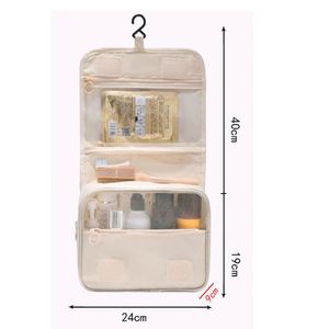 Multifunction Portable Plush <b>Water</b> Resistant Fashion Cosmetic Bag <b>Pouch</b> Travel Hanging Organizer Makeup Bag Holiday Gift - Product Image 2