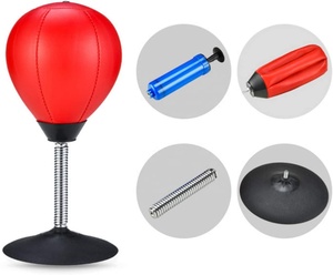 Vendita calda sacco da boxe antistress Buster Relief Free Standing Desk Table Boxing Punch Ball ventosa Reflex Strain Tension Toys - Product Image 3