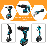 Ensemble d'outils sans fil professionnels 18V 21V pour le bricolage, sans balais, comprenant une meuleuse d'angle, un marteau électrique, une clé à chocs et une perceuse - Batterie au lithium disponible, OEM disponible