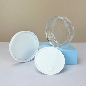 100g Clear Glass Cream Jar Empty Wide Mouth Bore Facial Lotion Bottle 3oz Glass Jars with Lids for Skin Care Packaging - Product Image 4