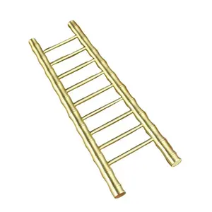 Messing Stap Voor Stap Ladderdecoratie Creatieve Desktop Kleine Koperen Puur Koperen Metalen Ambachten Zullen Cadeaugroothandel Verkopen