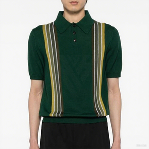 Polo di lusso a doppia piqué ottina-220gsm cotone pesante misto con ricamo personalizzato per marchi di vendita al dettaglio di fascia alta - Product Image 1