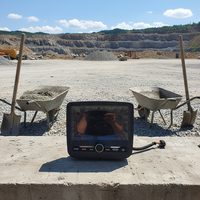Écran de contrôle LED pour moniteur d'excavatrice 21Q6-33400, panneau d'affichage pour pièces de rechange d'excavatrice Hyundai R220-9