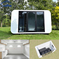 Cabine de couchage modulaire préfabriquée moderne de 4 m certifiée CE, type Apple Cabin, pour hôtel
