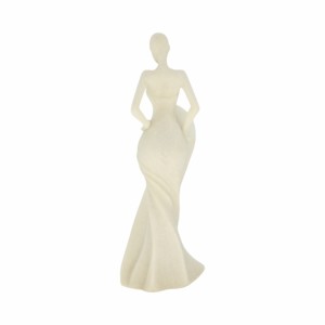 Figurine Femme Moderne en Résine, Sculpture Abstraite Glamour pour Décoration d'Intérieur, Salon, Chambre, Bureau, Présentoir d'Accent - Product Image 4