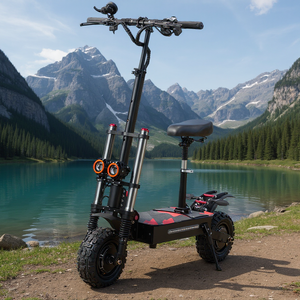 Trottinette électrique adulte 6000W avec accélérateur au pouce pliable, batterie lithium 60V 38Ah, autonomie 50-65 miles, livraison gratuite depuis les États-Unis - Product Image 1
