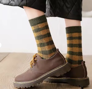 Mùa Đông Ngoài Trời Đi Bộ Đường Dài Người Đàn Ông Và Phụ Nữ Của Len Vớ Trung Phi Hành Đoàn Merino & Cashmere Sợi Sox Dệt Kim Thiết Kế - Product Image 4