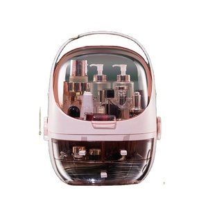 Popular Makeup Organizer Perfume Lipstick Brush Lash Eyeshadow Foundation Storage Box Acrylic Vanity Cosmetic Make Up Box