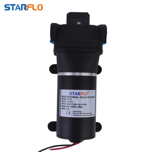 FL-40 Miniature RV Diaphragm Pump <b>12V</b> <b>DC</b> Self-Priming Booster High-Flow Freshwater Pump for Yacht Cleaning Marine Pumps - Product Image 2