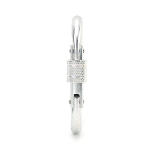 Mosquetón ovalado para arnés, cierre de tornillo, directo de fábrica, 25KN - Product Image 6
