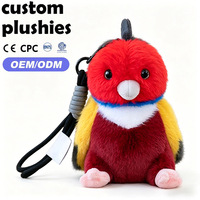 CE CPC EN71 Sertifikalı Güvercin Peluş Hayvan Oyuncağı OEM ODM Yumuşak Dolgulu Hayvan Kuş Bebek Peluş Süsü Özel Logo ile