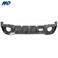 Diffuseur arrière en fibre de carbone sèche de style Modycar-2 pour 2021-2022 Vw Golf 8 Gti R-Line
