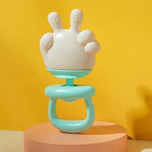 <span class=keywords><strong>Anneau</strong></span> en silicone pour bébé unisexe Anti-consommation et résistant aux morsures Bâton de <span class=keywords><strong>dent</strong></span> apaisant de qualité alimentaire et hochet pour nouveau-nés - Product Image 5