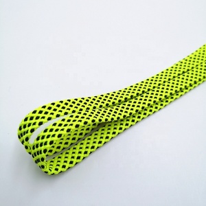 Lacets plats en polyester personnalisés, vente en gros, très demandés, largeur 8-10 mm, avec embouts en plastique transparent <span class=keywords><strong>pour</strong></span> chaussures de sport - Product Image 3