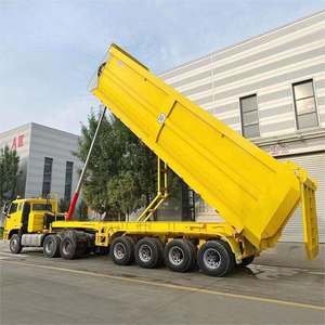 4/5/6 Axle Rear U-Shaped Dump Semi <b>Trailer</b> 40-100 Ton <b>Cargo</b> Tipper Truck Steel Material Available for Sale - Product Image 1