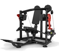 Machine chargée de plaque de presse de poitrine max constructeur de muscle du corps Fitness bentover machine de rangée